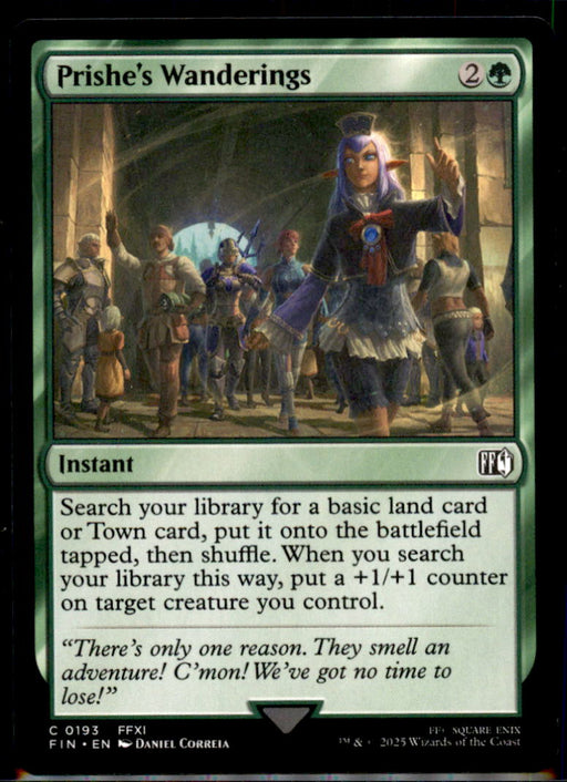 Prishe's Wanderings 193 Common FINAL FANTASY Magic: The Gathering Near Mint
