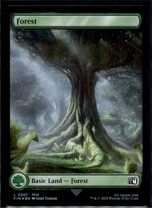 Forest (0307) 307 Land FINAL FANTASY Magic: The Gathering Foil Near Mint