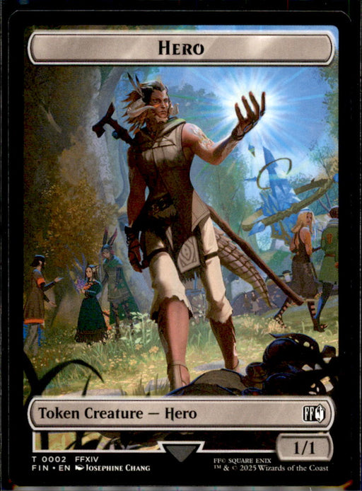 Hero (0002) // Copy (0001) Double-Sided Token 2 // 1 FINAL FANTASY MTG NM