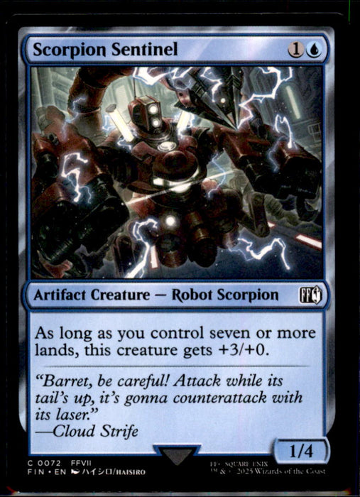 Scorpion Sentinel 72 Common FINAL FANTASY Magic: The Gathering Near Mint