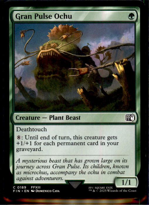 Gran Pulse Ochu 189 Common FINAL FANTASY Magic: The Gathering Near Mint