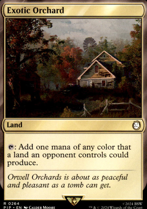 Exotic Orchard 264 Rare Universes Beyond: Fallout Magic: The Gathering Near Mint
