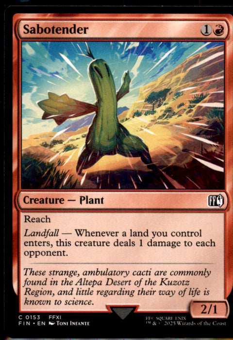 Sabotender 153 Common FINAL FANTASY Magic: The Gathering Near Mint