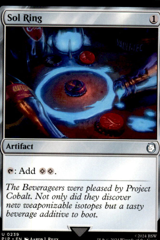 Sol Ring 239 Uncommon Universes Beyond: Fallout Magic: The Gathering Near Mint