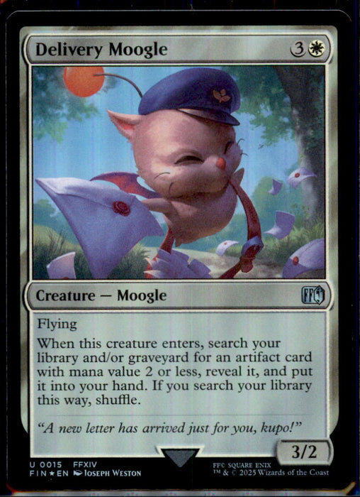 Delivery Moogle 15 Uncommon FINAL FANTASY Magic: The Gathering Foil Near Mint