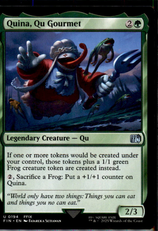 Quina, Qu Gourmet 194 Uncommon FINAL FANTASY Magic: The Gathering Near Mint