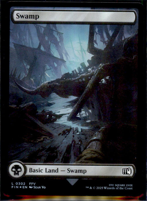 Swamp (0302) 302 Land FINAL FANTASY Magic: The Gathering Foil Near Mint