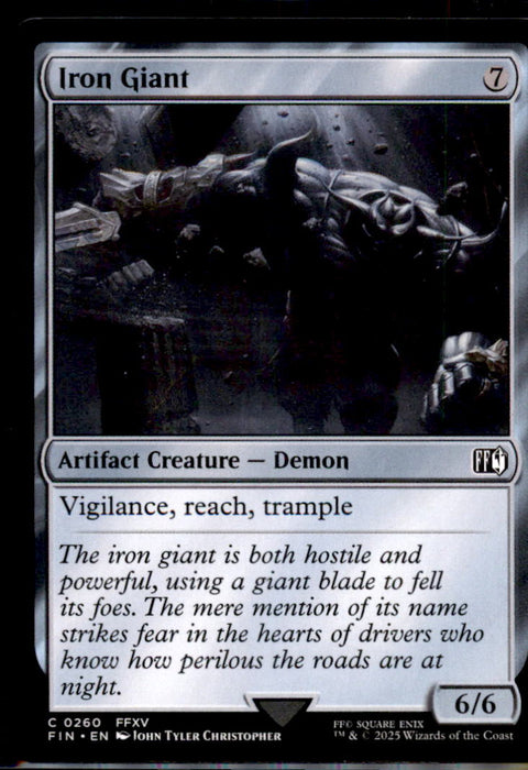 Iron Giant 260 Common FINAL FANTASY Magic: The Gathering Near Mint