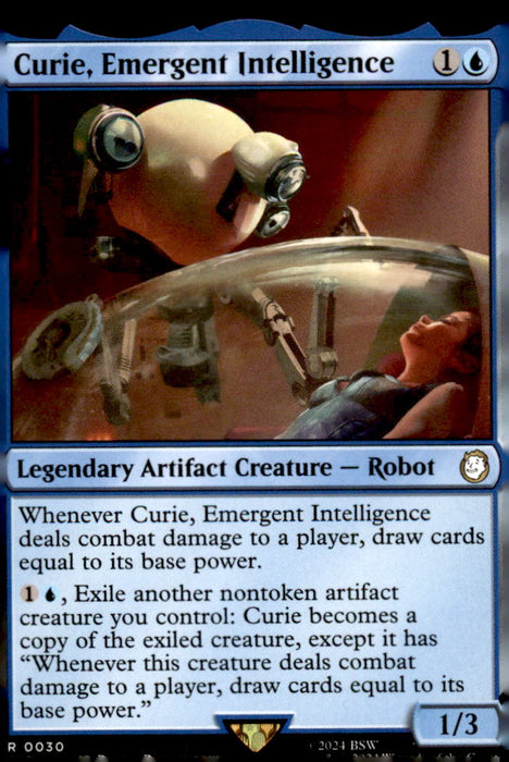 Curie Emergent Intelligence 30 Universes Beyond: Fallout Magic: The Gathering NM
