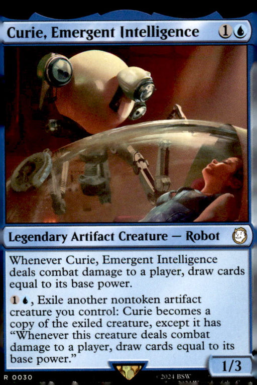 Curie Emergent Intelligence 30 Universes Beyond: Fallout Magic: The Gathering NM