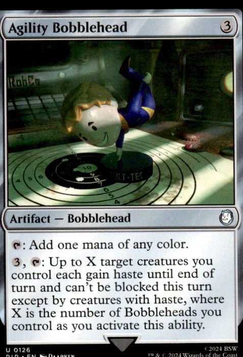 Agility Bobblehead 126 Universes Beyond: Fallout Magic: The Gathering NM