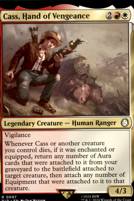 Cass, Hand of Vengeance 97 Universes Beyond: Fallout Magic: The Gathering NM