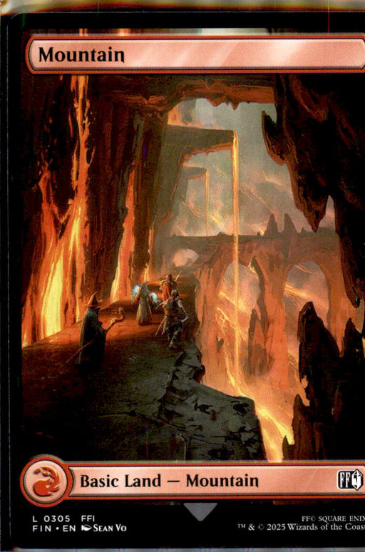 Mountain (0305) 305 Land FINAL FANTASY Magic: The Gathering Near Mint