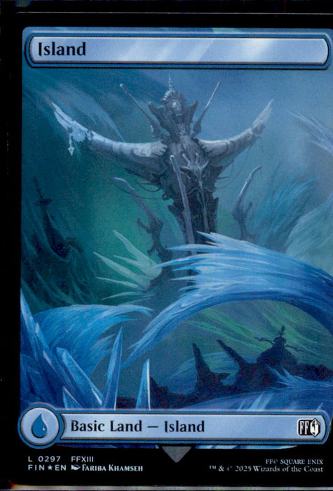 Island (0297) 297 Land FINAL FANTASY Magic: The Gathering Foil Near Mint