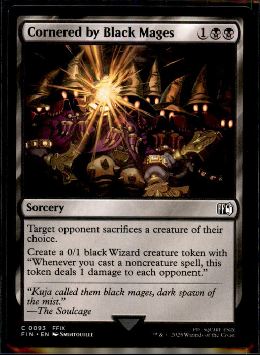 Cornered by Black Mages 93 Common FINAL FANTASY Magic: The Gathering Near Mint