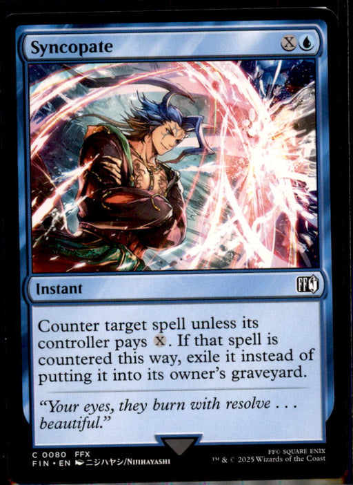 Syncopate 80 Common FINAL FANTASY Magic: The Gathering Near Mint