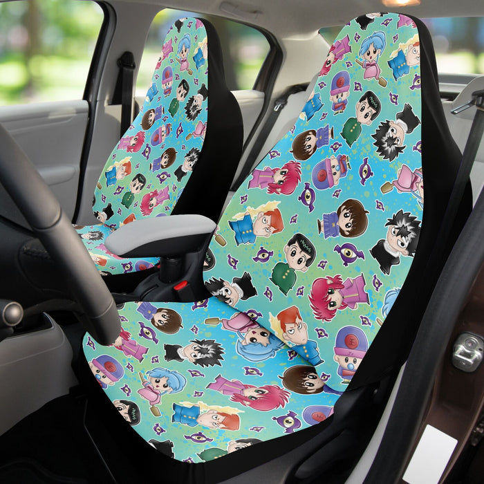 Yu Yu Hakusho Anime Pattern Car Seat Cover - AOP
