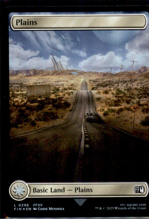 Plains (0296) 296 Land FINAL FANTASY Magic: The Gathering Foil Near Mint