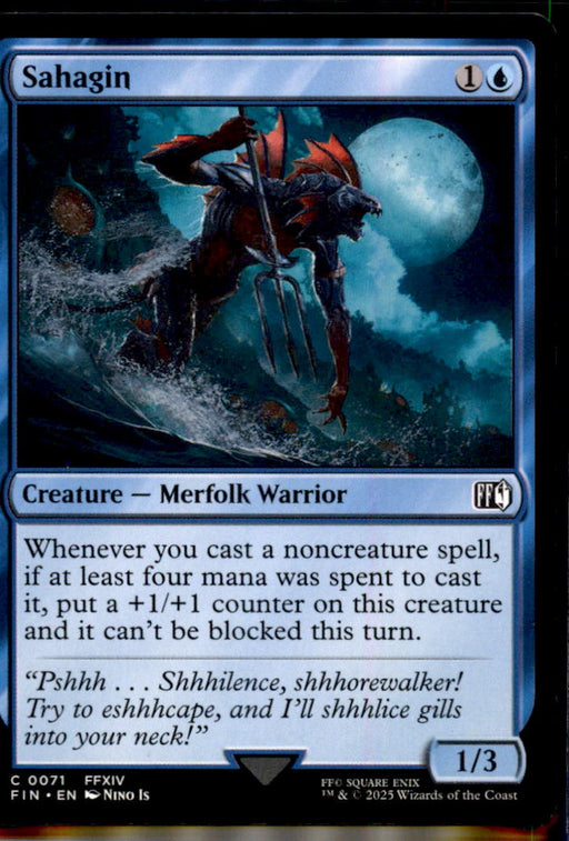 Sahagin 71 Common FINAL FANTASY Magic: The Gathering Near Mint