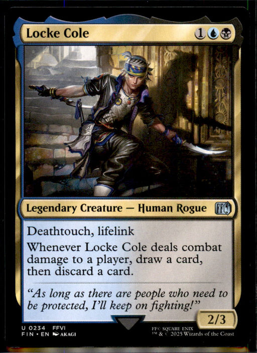 Locke Cole 234 Uncommon FINAL FANTASY Magic: The Gathering Near Mint