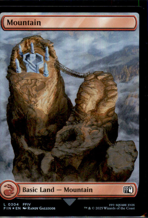 Mountain (0304) 304 Land FINAL FANTASY Magic: The Gathering Foil Near Mint