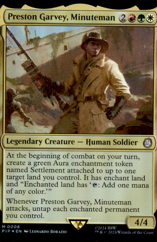 Preston Garvey, Minuteman 8 Universes Beyond: Fallout Magic: The Gathering Foil NM