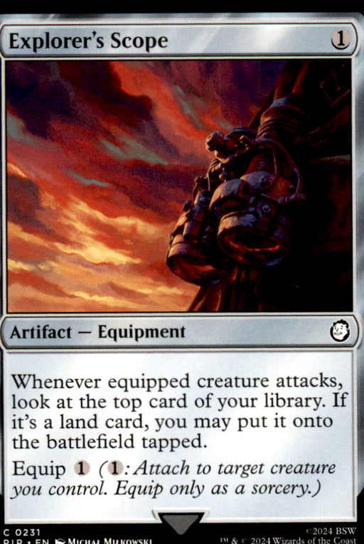 Explorer's Scope 231 Common Universes Beyond: Fallout Magic: The Gathering NM
