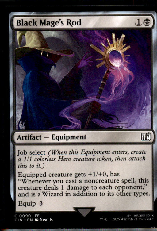 Black Mage's Rod 90 Common FINAL FANTASY Magic: The Gathering Near Mint