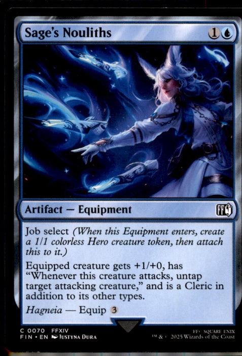 Sage's Nouliths 70 Common FINAL FANTASY Magic: The Gathering Near Mint