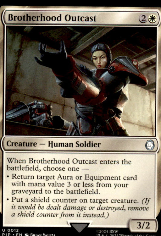 Brotherhood Outcast 12 Universes Beyond: Fallout Magic: The Gathering NM