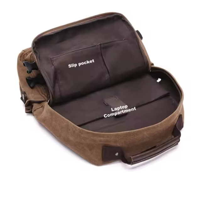 Fallout Inspired Embroidered Canvas Backpack