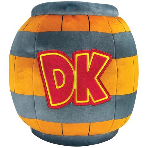 Club Mocchi Donkey Kong DK Barrel Mega 15-Inch Plush
