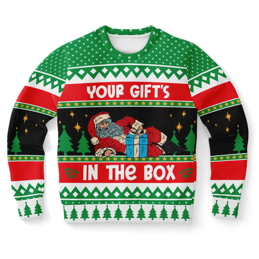 Your Gift is in the Box Ugly Sweater - XS