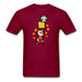 1 up Krillin Unisex Classic T-Shirt - burgundy / S