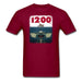 1200 Am Unisex Classic T-Shirt - burgundy / S