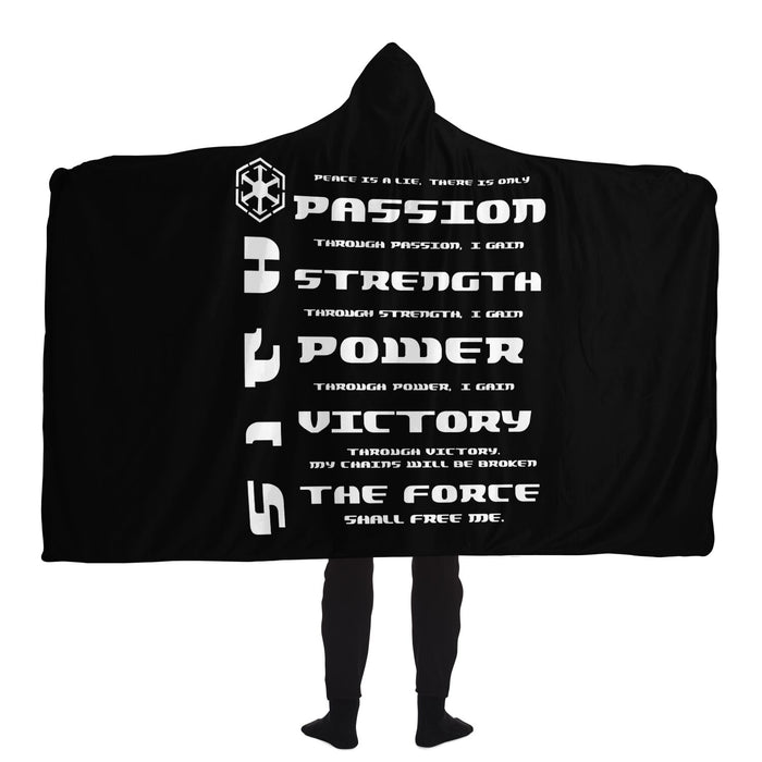 Jedi Code Hooded Blanket