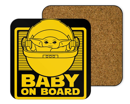 50 Year Old Baby On Board Coasters