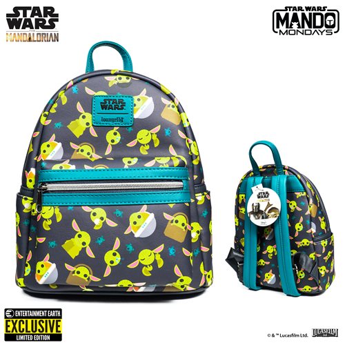 Star Wars The Mandalorian Child Mini-Backpack - Entertainment Earth Exclusive