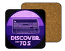 70s Purple Coasters