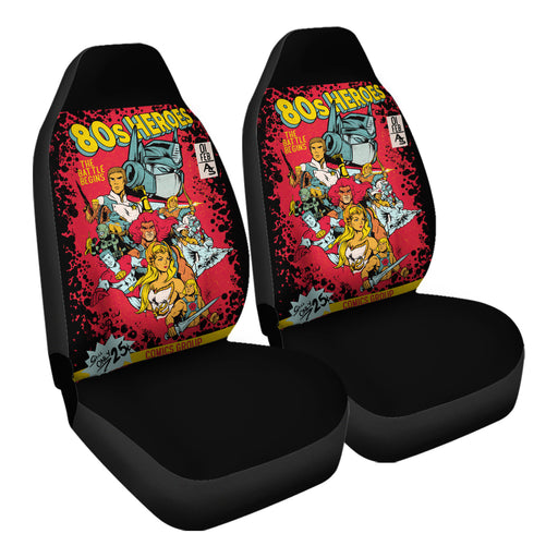80’s Heroes Car Seat Covers - One size