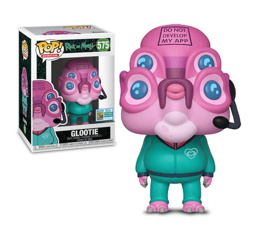 Funko Pop! Rick and Morty Glootie Exclusive Vinyl Figure Shared Sticker Summer Convention 2019 SDCC