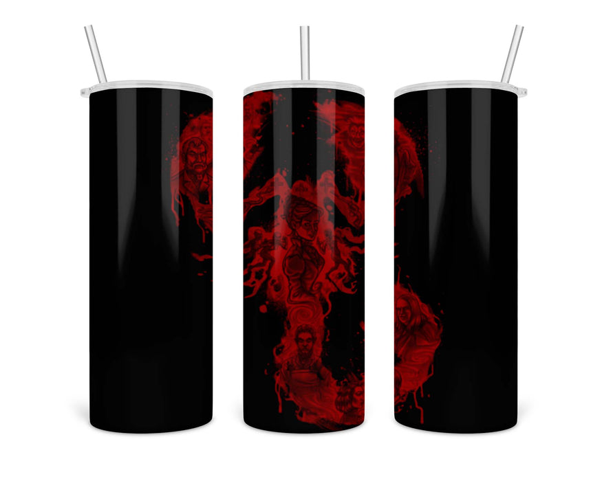 A Dreadful Symbol Print Double Insulated Stainless Steel Tumbler