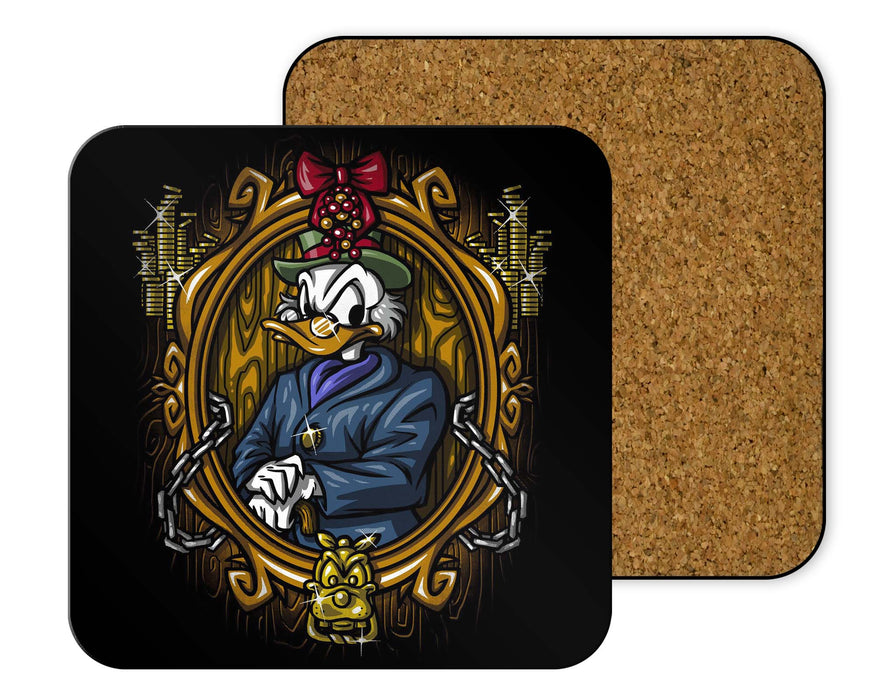 A Miserly Portrait Coasters