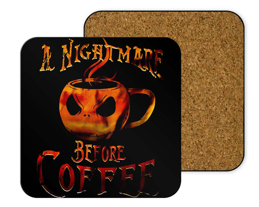 A Nightmare Before Coffee Coasters