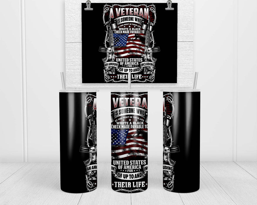 A Veteran Double Insulated Stainless Steel Tumbler