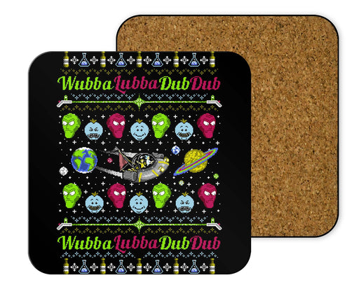 A Wubba Lubba Xmas Coasters