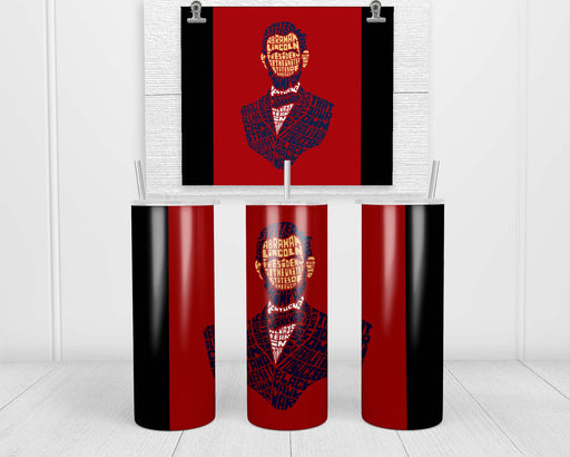 Abraham Lincoln Double Insulated Stainless Steel Tumbler