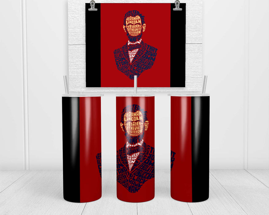 Abraham Lincoln Double Insulated Stainless Steel Tumbler