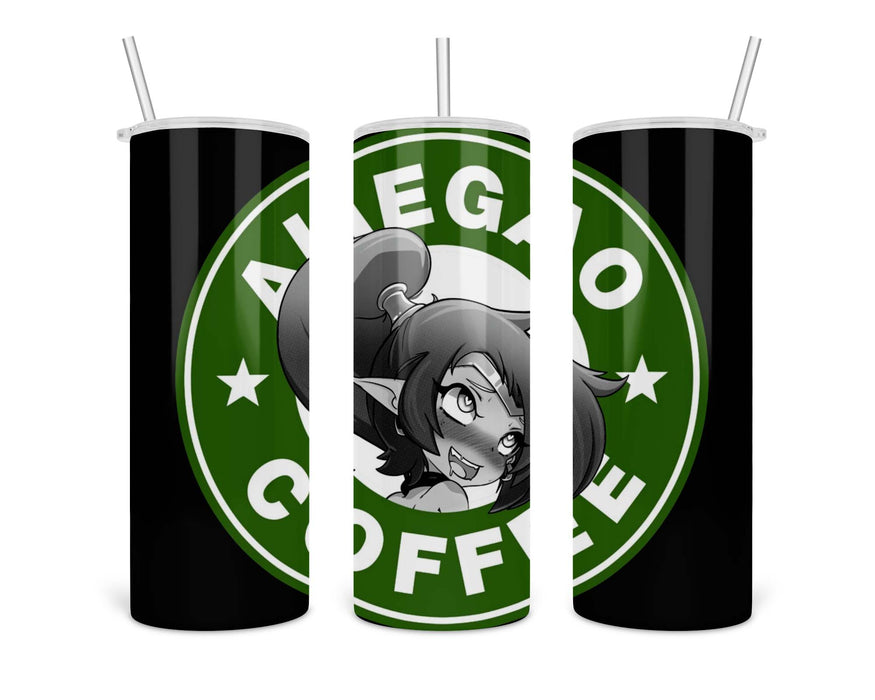 Ahegao Coffee 11 Double Insulated Stainless Steel Tumbler