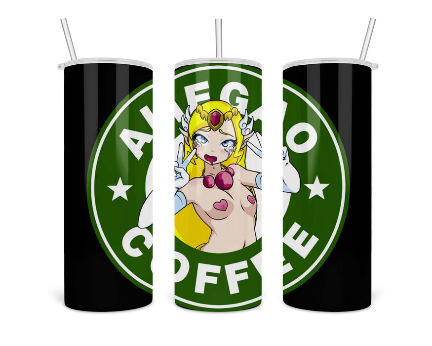 Ahegao Coffee 12 Double Insulated Stainless Steel Tumbler
